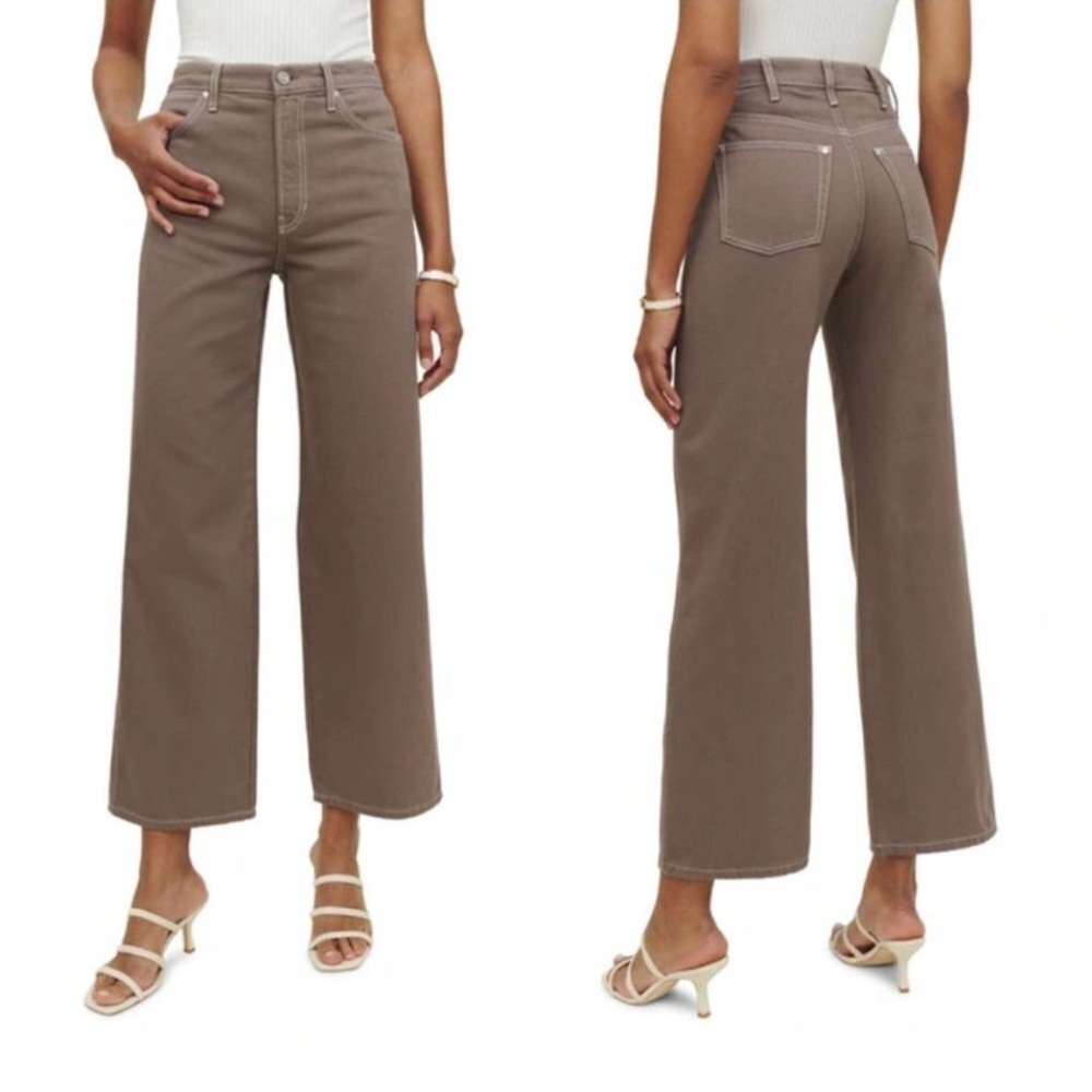 Reformation Cowboy High Rise Wide Leg Jeans